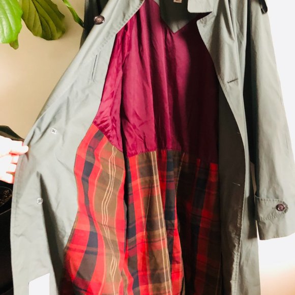 Vintage London Fog Water Repellent Trench Rain Coat - Picture 16 of 16